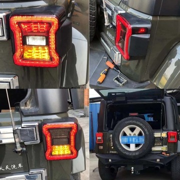 Светодиодные задние фонари Европа Jeep Wrangler JK 2007-17 JL Style