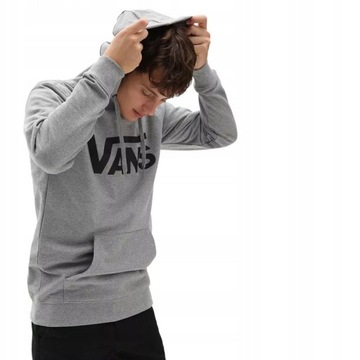 Bluza męska z kapturem szara kangurka VANS CLASSIC HOODIE II VN0A456BADY L