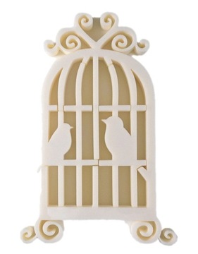 Dekoracje ze styroduru Ozdoba styrodur KLATKA