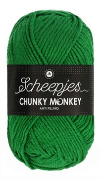 Włóczka CHUNKY MONKEY 100 g - 1826 zielona koniczy
