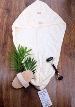 RĘCZNIK NA GŁOWĘ TURBAN DO WŁOSÓW SZYBKOSCHNĄCY