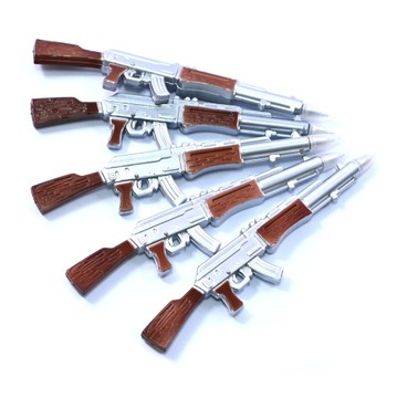 DŁUGOPIS WOJSKOWY KARABIN ZESTAW 5SZT