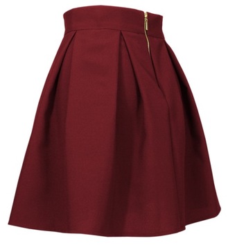 ПОЛЬША бордовая бордовая юбка XXS 32