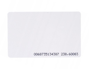 Karta zbliżeniowa kontrola RFID ISO MIWI 125kHz z numerem seryjnym