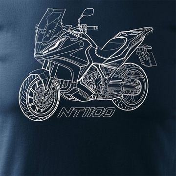Koszulka z motocyklem motocykl Honda NT 1100
