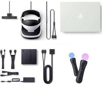 ОЧКИ VR ДЛЯ SONY PLAYSTATION CUH-ZVR1 PS4 + КАМЕРА V2 + 2 MOVE