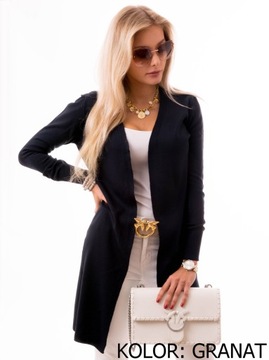 GENIALNY długi SWETER KARDIGAN Dużo Kolorów