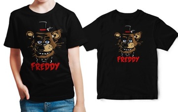 Детская футболка FREDDY Five Nights, черная, 140