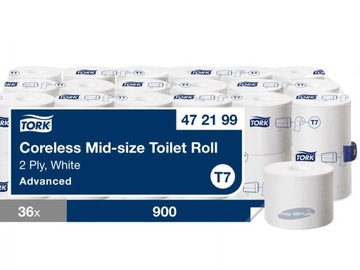 Papier toaletowy Tork 472199 Advanced T7 Mid-Size x36 rolek