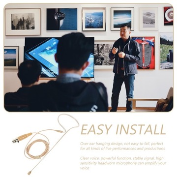 Микрофон с одним наушником, беспроводной и проводной