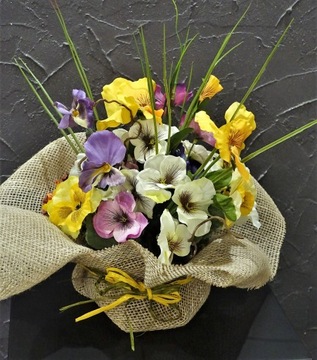 ПЛАТЬЕ на могилу, памятник, кладбище, композицию, искусственные цветы, красивые анютины глазки