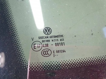 VOLKSWAGEN TAIGO 2023R SKLO (OKNO) W BLATNÍK LEVÝ ZADNÍ
