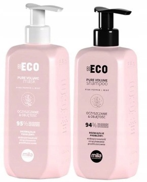 MILA BE ECO PURE VOLUME MASKA I SZAMPON DUŻY