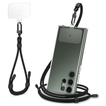 SPIGEN UNIVERSAL STRAP SET CROSSBODY WRIST BLACK
