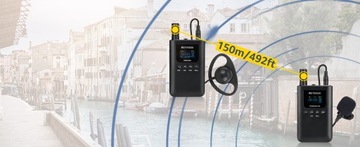 Retekess TT125 Guide System, набор экскурсоводов, 150 м, 2,4 ГБ, 3000 мАч