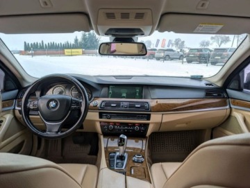 BMW Seria 5 F10-F11 Touring 520d 184KM 2012 BMW Seria 5 Ledy Alu Klima Navi Jasne Skory Serwis Gwarancja 2.0 Diesel, zdjęcie 21
