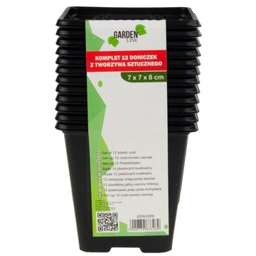 ПРОИЗВОДСТВЕННЫЕ ГОРШКИ Р7 ДЛЯ ПОСЕВА КУЛЬТУРНЫХ КУЛЬТУР И ПОСЕВА РАССАМЕНОВ 12ШТ/КОМПЛЕКТ