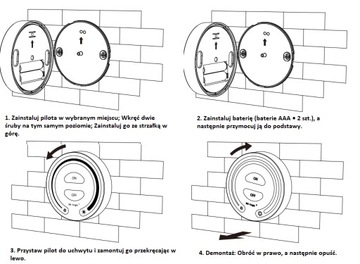 FUT038SA Комплект светодиодов MiLight RGBW, белый пульт дистанционного управления