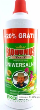 BIOHUMUS EXTRA DO POMIDORÓW I PAPRYKI 1L