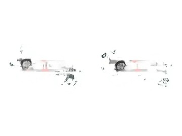 2X TŘMENY BRZDY KAMOKA ZADNÍ L+P DO VW TRANSPORTER T5 MULTIVAN VI