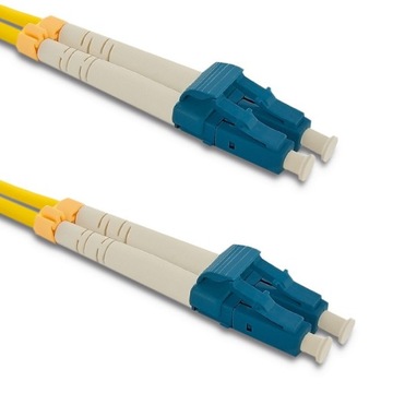 Qoltec Patchcord światłowodowy LC/UPC - LC/UPC SM 9/125 G652D Duplex 3m