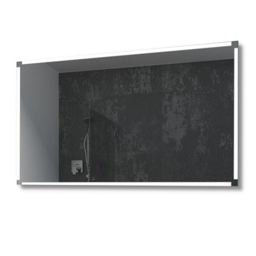 Lustro Prostokąt Podświetlane LED Ryga 140x90