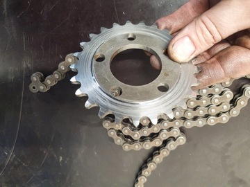 мотоцикл, новые диски спереди и сзади, полированные края