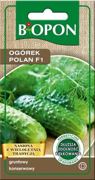 NASIONA OGÓREK POLAN F1 3g BIOPON PLENNY