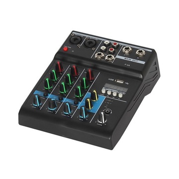 Профессиональная 4-канальная микшерная консоль Mini USB