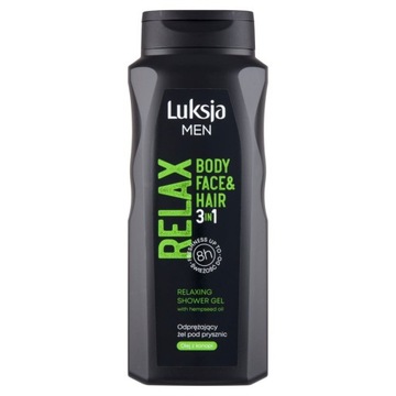 Luksja Men Relax 3w1 Odprężający Żel pod Prysznic 500ML