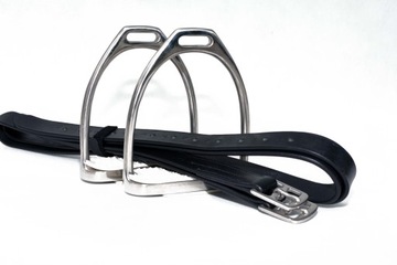 Стремена + PUŚLISKA 135СМ ПОЛИРОВАННАЯ НЕРЖАВЕЮЩАЯ СТАЛЬ - выгодная цена