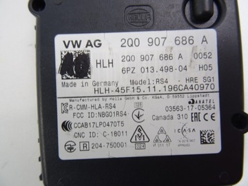 VW POLO 2G РЕМЕНЬ ПОМОЩНИКА ПРАВАЯ РУЧКА 2Q0907686A