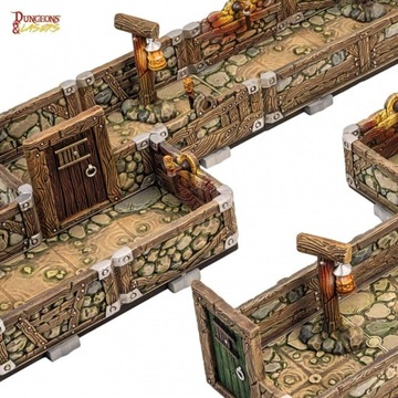 Боевая ролевая игра Dwarven Mine Half-Height Walls