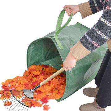 Мешок для мусора из садовых листьев и сорняков