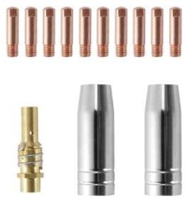 Набор из 13 деталей для горелки MIGOMAT MIG MB15 0,8 мм.