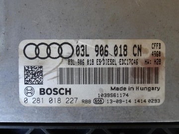 AUDI Q3 8U 2.0 TDI JEDNOTKA MOTORU CFF CFFB 03L906018CN