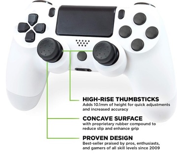 NAKŁADKI GRIPY NA GAŁKI DO PADA PLAYSTATION PS4 PS5 KONTROLFREEK ULTRA
