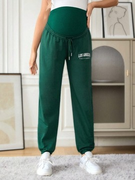 SHEIN MATERNITY SPODNIE DAMSKIE DRESOWE ZIELONE XXL 891