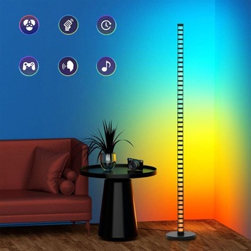 LAMPA LED podłogowa Bluetooth AMBIENT RGBWCCT PILOT INTELIGENTNA