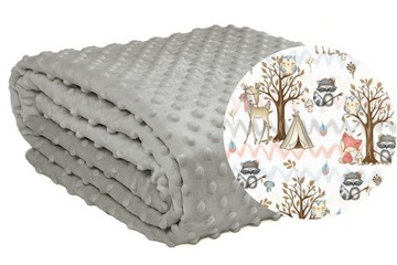 Kocyk Do Żłobka Łóżeczka 70x140 Letni Lub Zimowy Minky Różne Wzory