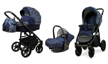 BabyLux Wózek 3w1 dziecięcy spacerówka COLORLUX