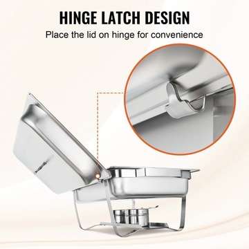 Bain Marie Набор из 2 подогревающих блюд, 7,5 л