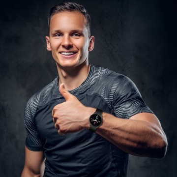 ZEGAREK SMARTWATCH WODOODPORNY APLIKACJA PL TRYBY SPORTOWE ROZMOWY ZDROWIE