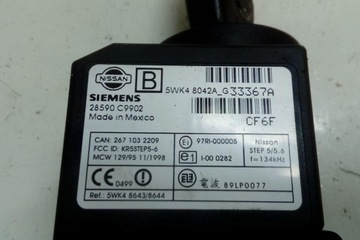 SPÍNACÍ SKŘÍŇKA NISSAN PRIME (P12) 5WK48042A 1.8L GASOLINE 80KW 2002