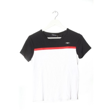 MARC CAIN Футболка в рубчик, размер EU 40, белая