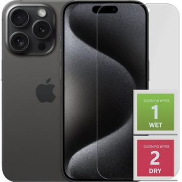 SZKŁO HARTOWANE MATOWE DO APPLE IPHONE 15 PRO | SZYBKA 9H