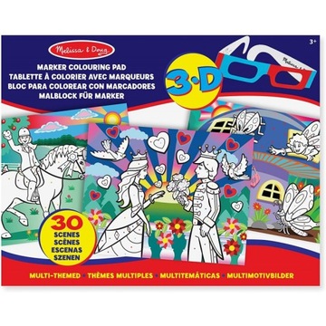 Kolorowanka 3D Melissa and Doug