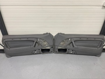 R129 SL 500 LIFT BOCZEK BOCZKI TAPICERKA DRZWI PRAWY LEWY SZARY