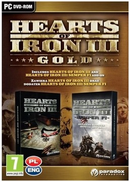 HEARTS OF IRON III ZŁOTA EDYCJA PL - nowa, folia!
