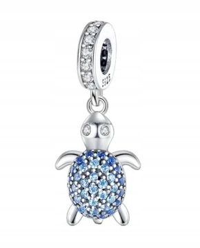 Charms Srebro 925 Zawieszka Żółw Morski